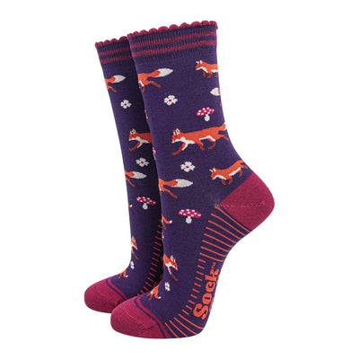 Women's Socks - Fox and Toadstool