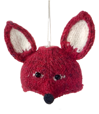 Foxy Bauble Hat - Knitting Patterns