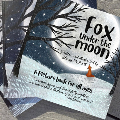 'Fox Under the Moon' by Stacey McNeill