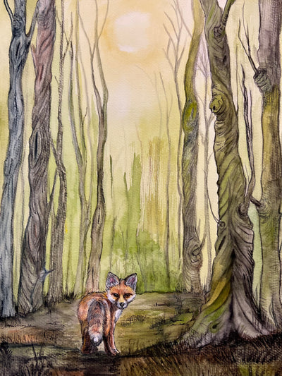 Original Watercolour Painting: Quiet Corridor - by Catherine O’Donnell