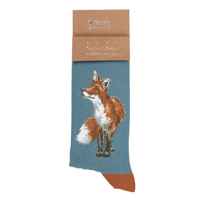 Bright eyed and bushy tailed men socks