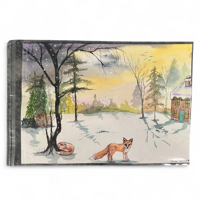 Original Watercolour Painting: 'Snowlit Hollow' by Catherine O’Donnell