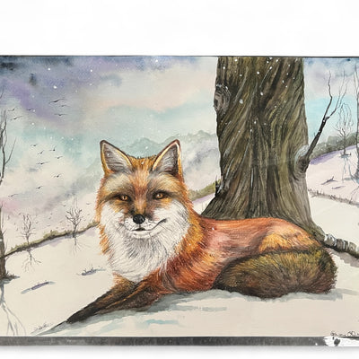 Original Watercolour Painting: 'Winter Watchman' by Catherine O’Donnell
