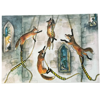 Christmas Card - 'Ding Dong Merrily Too High'