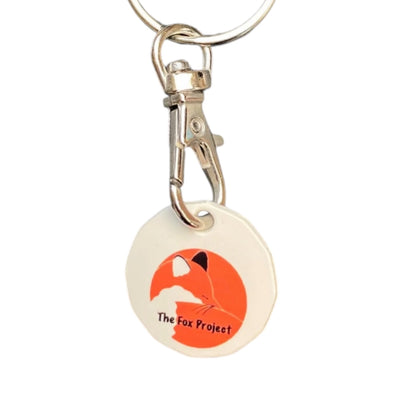 Fox Trolley Coin Keyring