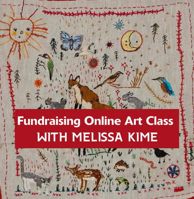Fundraising Online Art Class with Melissa Kime