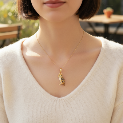 Barn Owl Charm